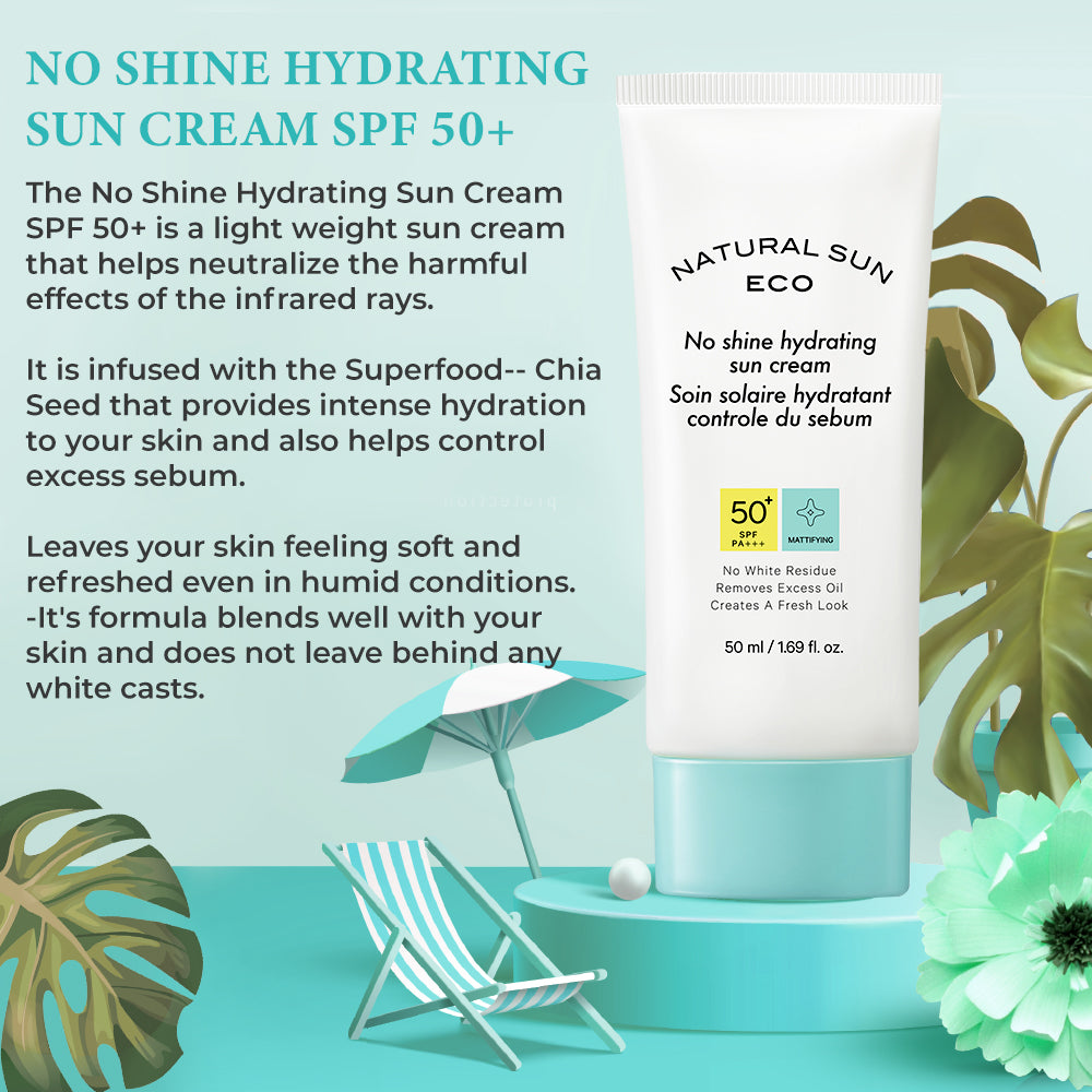 NaturalSun Eco No Shine Hydrating Sun Cream