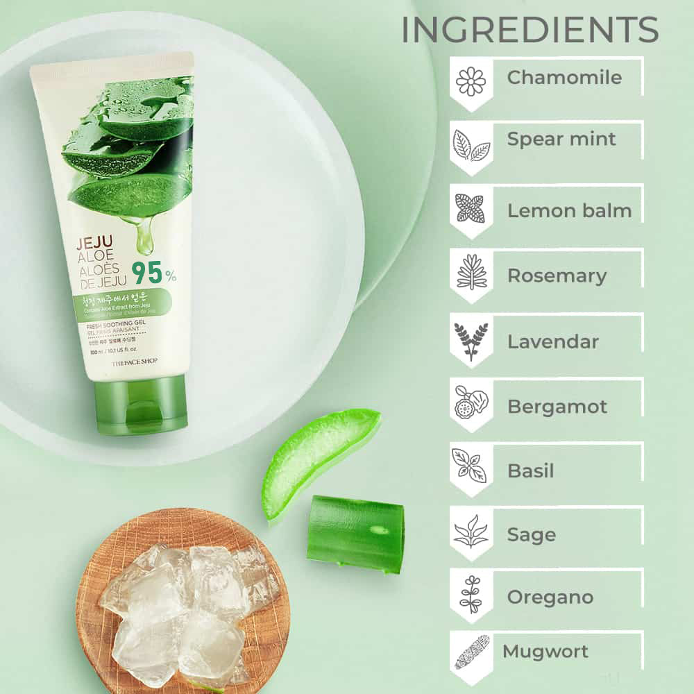 Jeju Aloe Fresh Soothing Gel Tube