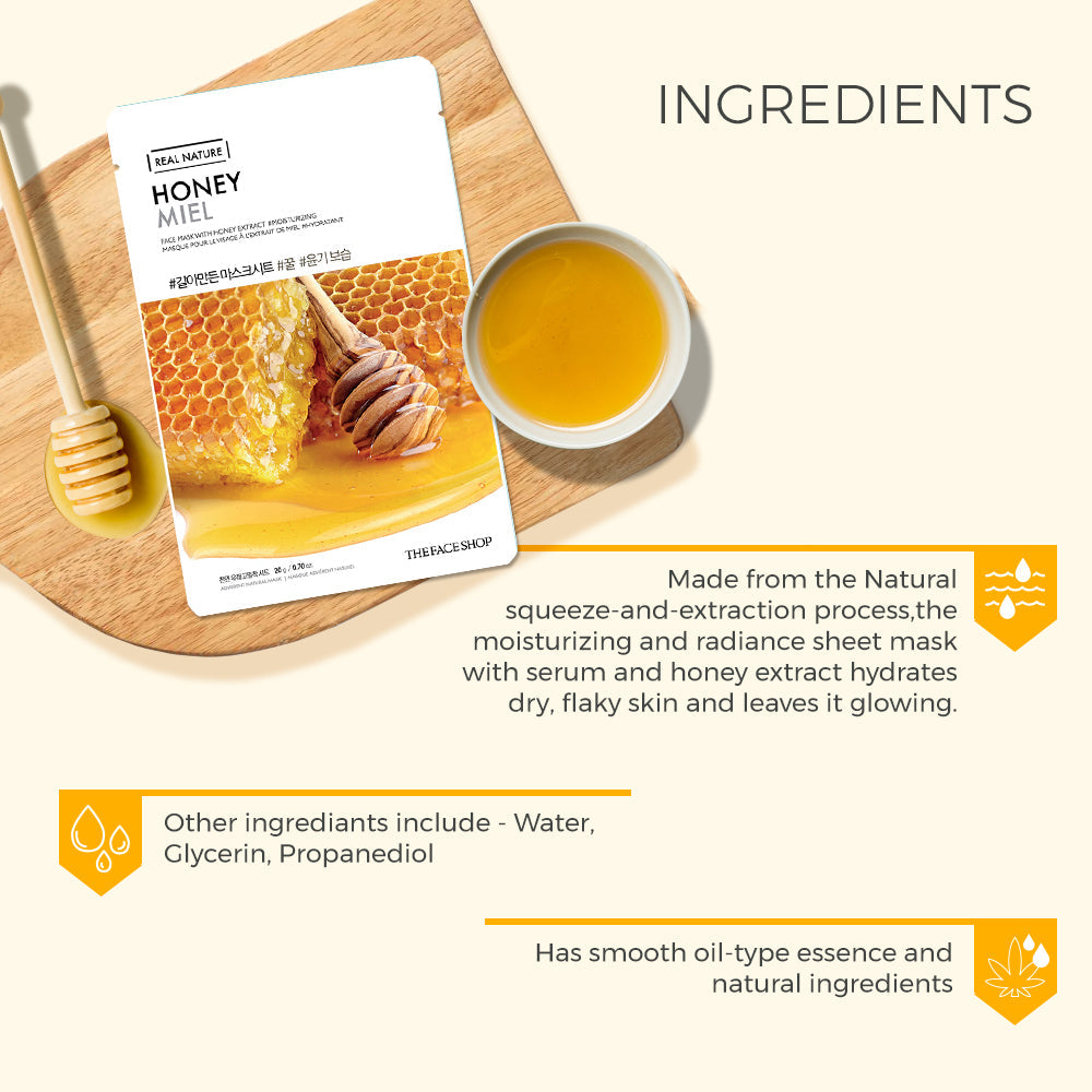 Real Nature Honey Face Mask