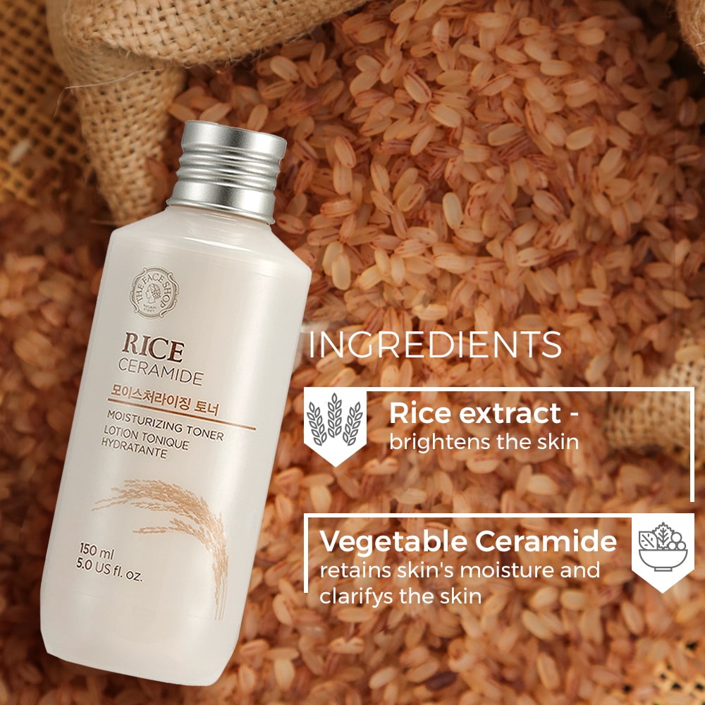 Rice & Ceramide Moisturizing Toner