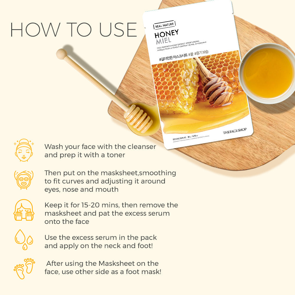 Real Nature Honey Face Mask