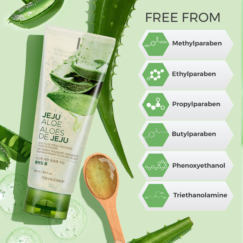 Jeju Aloe Fresh Soothing Cleansing Foam