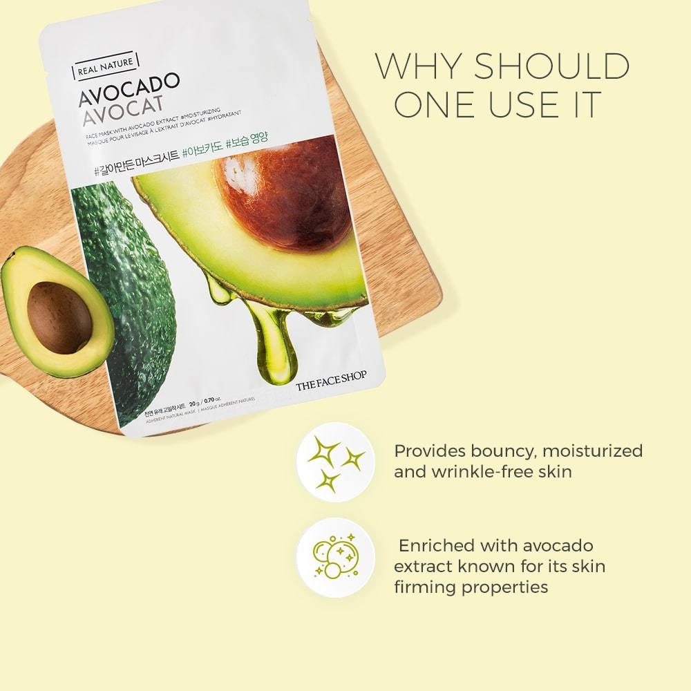 Real Nature Avocado Face Mask