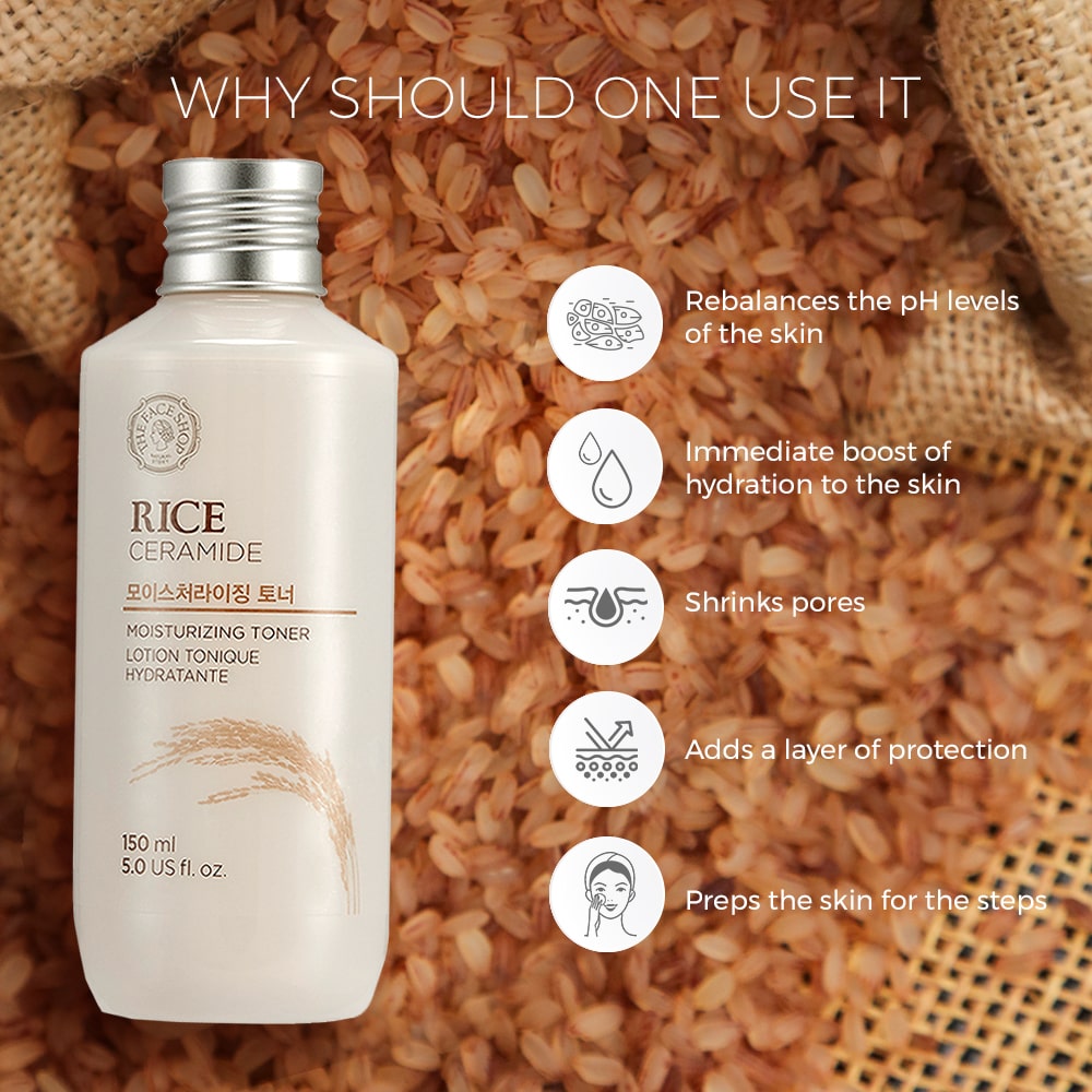 Rice & Ceramide Moisturizing Toner