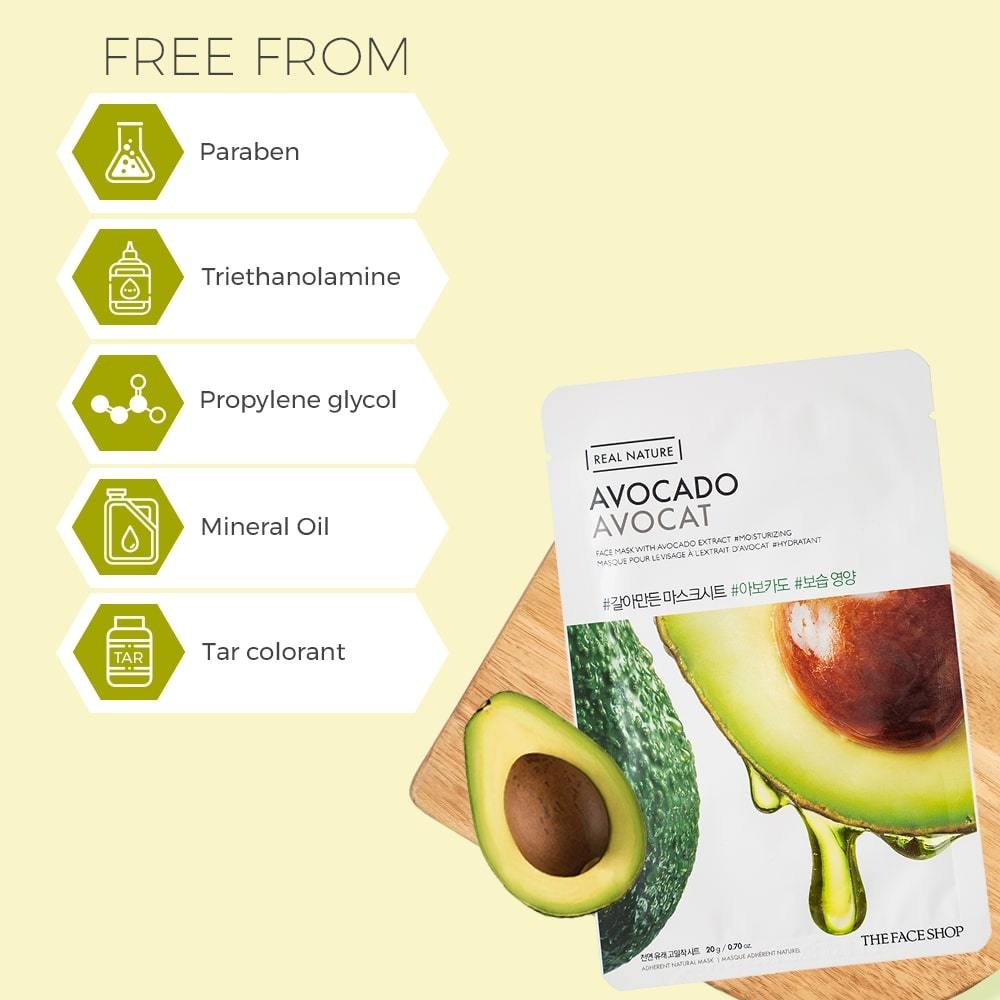 Real Nature Avocado Face Mask