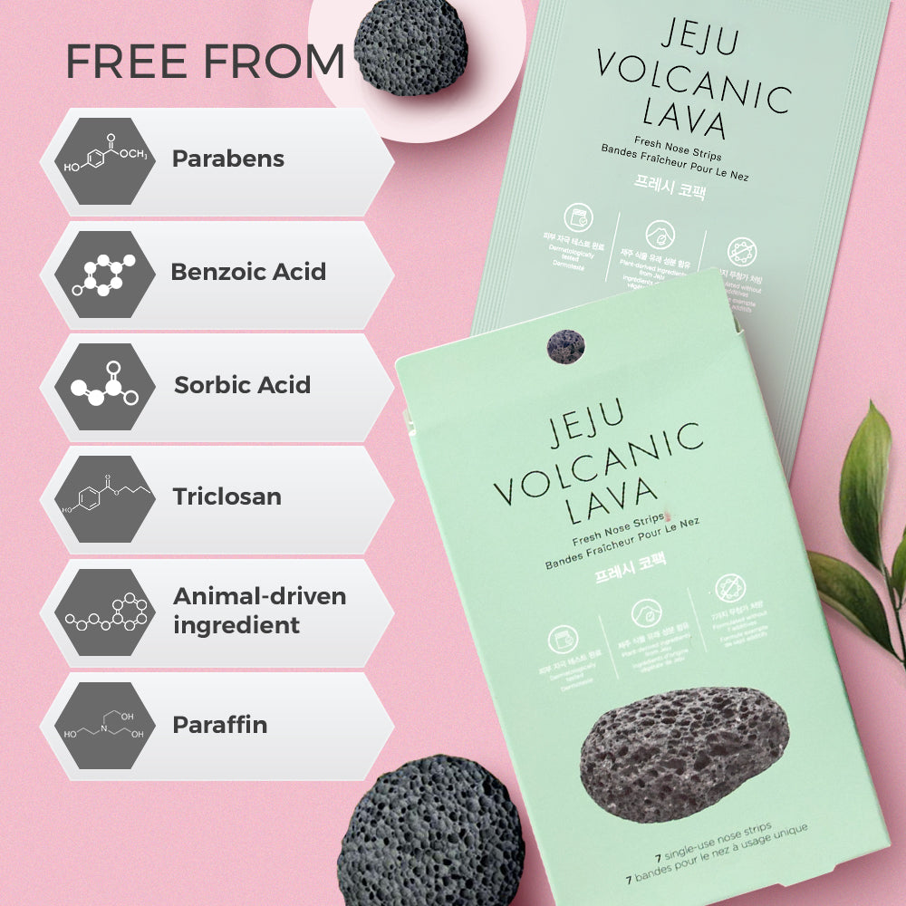 Jeju Volcanic Lava Fresh Nose Strips