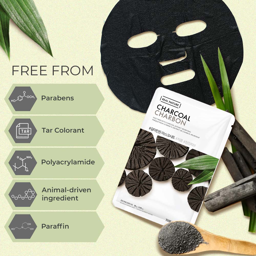 Real Nature Charcoal Face Mask