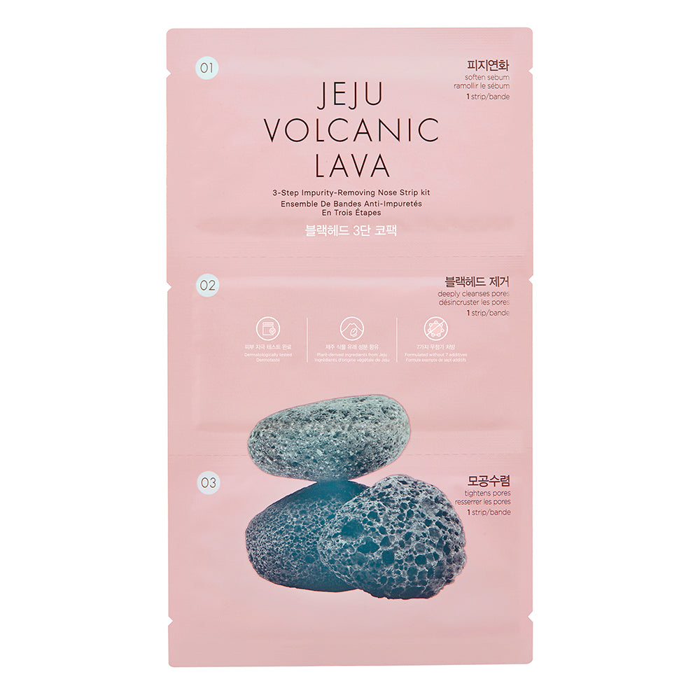 Jeju Volcanic Lava 3 Step Impurity Removing Nose Strip Kit