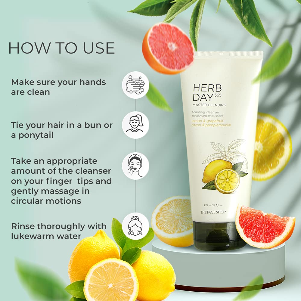 Herb Day 365 Foaming Cleanser- Lemon & Grapefruit