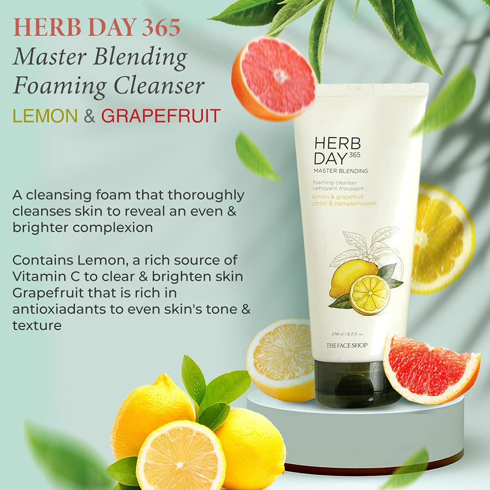 Herb Day 365 Foaming Cleanser- Lemon & Grapefruit