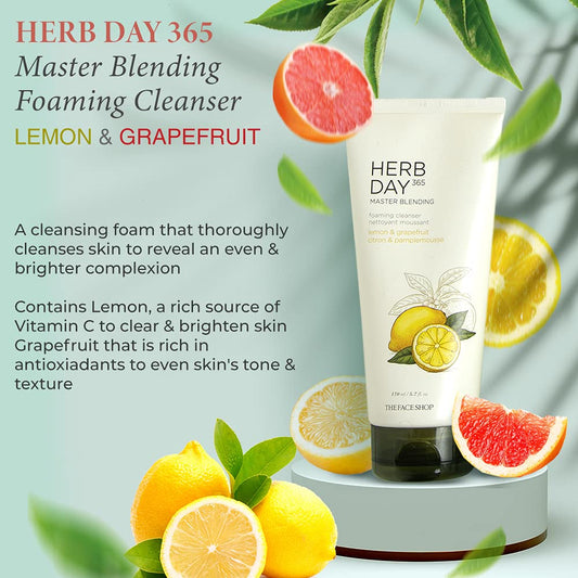 Herb Day 365 Foaming Cleanser- Lemon & Grapefruit