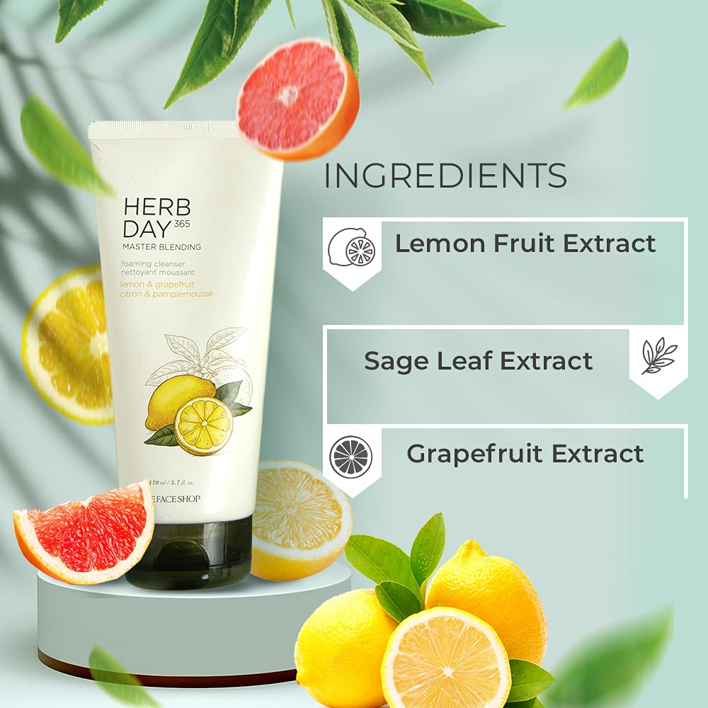 Herb Day 365 Foaming Cleanser- Lemon & Grapefruit