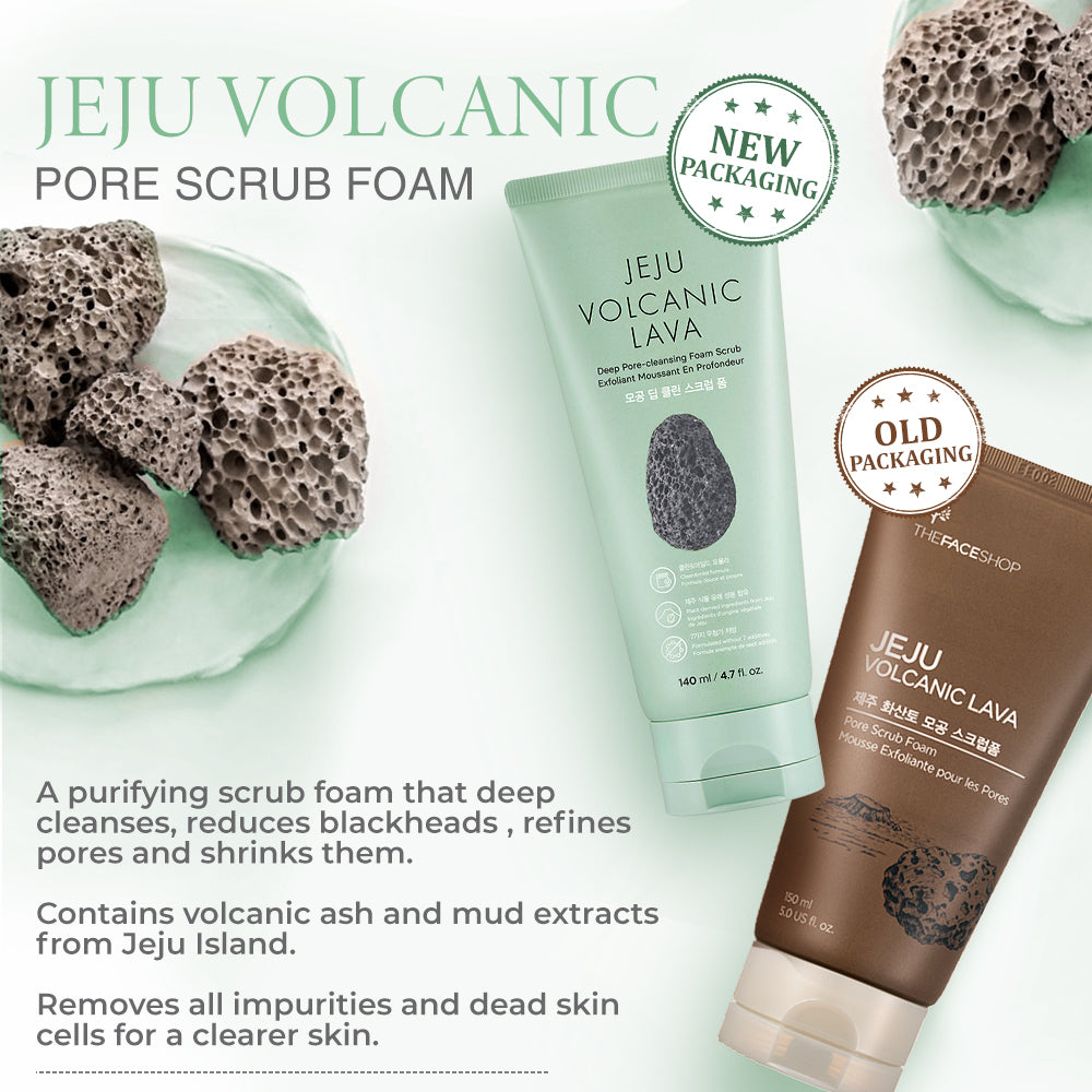 Jeju Volcanic Lava Scrub Foam